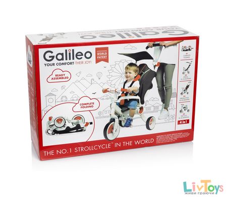 Триколісний велосипед Galileo Strollcycle Червоний G-1001-R