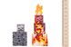 Ігрова фігурка Skeleton on Fire серія 4, Minecraft