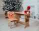 Вау! Детский стол тучкой и стульчик фигурный персиковый на Подарок! Для обучения, рисования, игры
