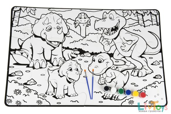 Пазл-розмальовка Same Toy Динозаври 2101Ut