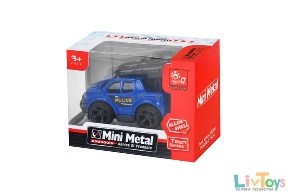 Машинка Same Toy Mini Metal Гоночний позашляховик синій SQ90651-3Ut-1