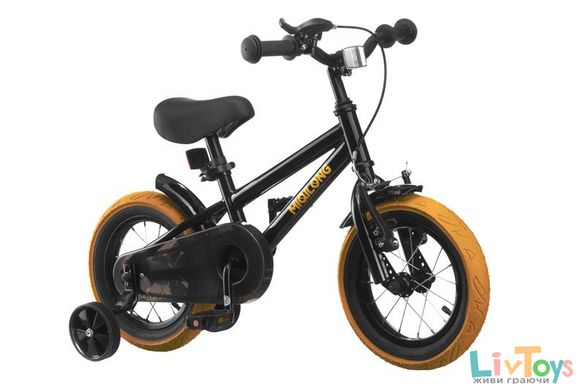 Детский велосипед Miqilong ST Черный 12` на 2-5 лет