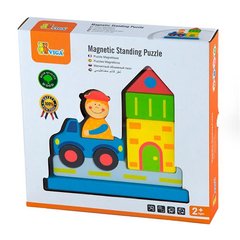 Магнитная деревянная игрушка Viga Toys Город (59703)