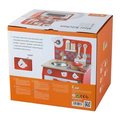 Дитяча кухня Viga Toys з дерева з посудом (50231)