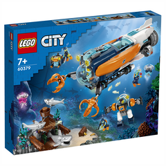 Конструктор LEGO City Exploration Подводная лодка для глубоководных исследований 842 детали (60379)