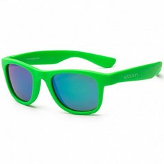 Детские солнцезащитные очки Koolsun неоново-зеленые серии Wave (Размер: 1+)