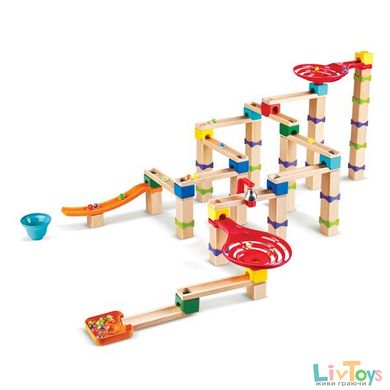 Конструктор-лабіринт Трюки та повороти 129 ел. Hape Marble Run (E1100)