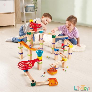 Конструктор-лабіринт Трюки та повороти 129 ел. Hape Marble Run (E1100)