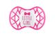 Пустышка симметричная Nuvita NV7085 Air55 Cool 6m + "LITTLE GIRL" ярко-розовая