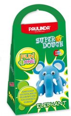 Масса для лепки Paulinda Super Dough Fun4one Слоненок (подвижные глаза) PL-1543