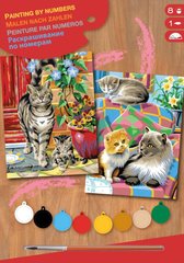 Набор для творчества Sequin Art PAINTING BY NUMBERS JUNIOR-PAIRS Коты SA0213
