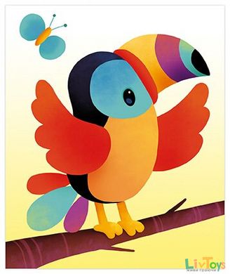 Набор для творчества Janod Карточки с наклейками Животные J07788