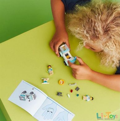Конструктор LEGO City Фургон ветеринарной скорой помощи 58 деталей (60382)