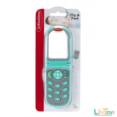 Infantino Развивающая игрушка FLIP & PEEK интересный телефон