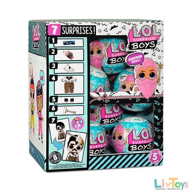 Игровой набор с куклой L.O.L. SURPRISE! S7 – МАЛЬЧИКИ (в ассорт., в дисплее)