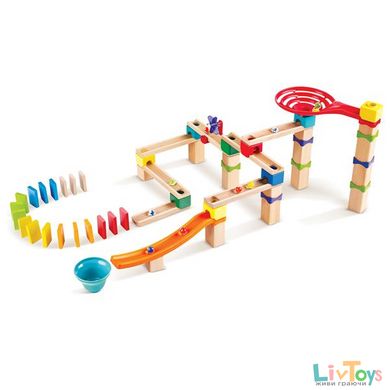 Конструктор-лабиринт Hape Marble Run Гоночная трасса 81 эл. (E1101)