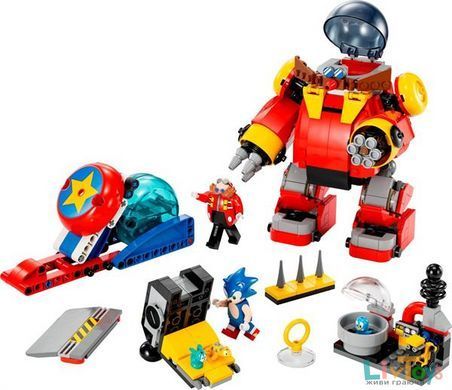 Конструктор LEGO Sonic the Hedgehog Соник против смертельного робота-яйца доктора Эгмана 615 деталей (76993)