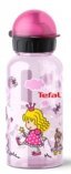 Дитяча пляшка для пиття Drink2go Tritan 0,4 л [рожева/декор "Принцеса"], Tefal