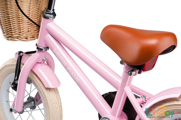 Детский велосипед для девочки Miqilong RM Розовый 12` от 2 до 5 лет