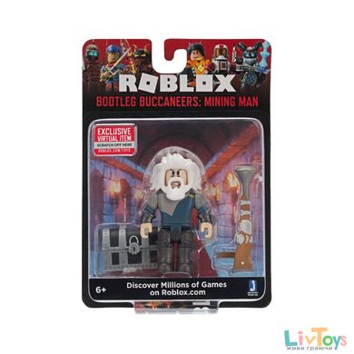 Ігрова колекційна фігурка Jazwares Roblox Core Figures (Bootleg Buccaneers: Mining Man) W6