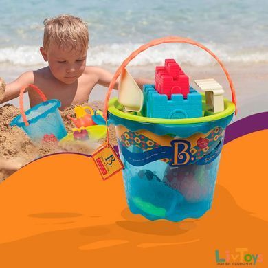 Набір для гри з піском і водою - МЕГА-ВІДЕРЦЕ МОРЕ (9 предметів)