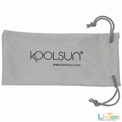 Дитячі сонцезахисні окуляри Koolsun неоново-блакитні серії Wave (Розмір: 3+)