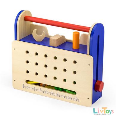 Деревянный игровой набор Viga Toys Ящик с инструментами (59869)