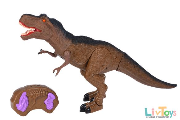 Динозавр Same Toy Dinosaur Planet Тиранозавр коричневый (свет, звук) RS6133Ut