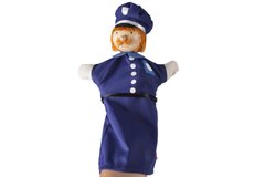 Лялька-рукавичка goki Поліцейський 51646G
