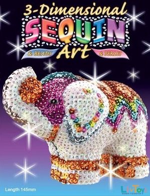 Набор для творчества Sequin Art 3D Elephant SA1121