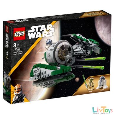 Конструктор LEGO Star Wars Джедайський винищувач Йоди 253 деталі (75360)