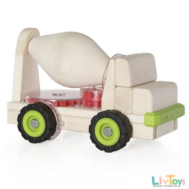 Іграшкова машина Guidecraft Block Science Trucks Велика бетономішалка (G7530)