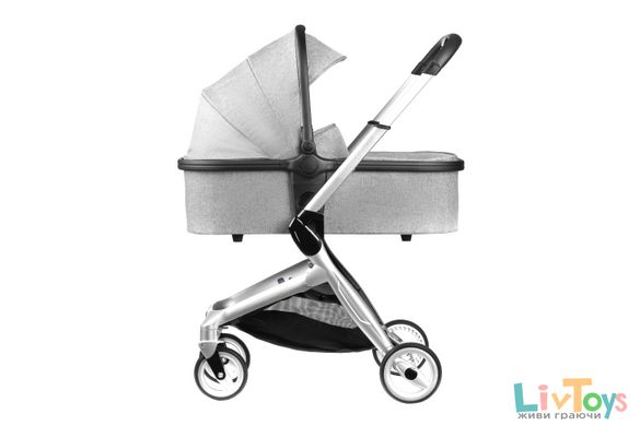 Универсальная Детская коляска 2в1 Miqilong Luna Grey - Серая