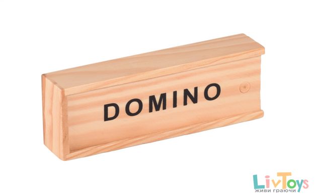 Настольная игра goki Домино в деревянной коробке 15449G