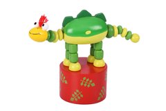Іграшка goki натисни і тряси Динозавр зелений 53948G-4