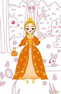 Набір для творчості Janod Модне вбрання Казкові принцеси J07836