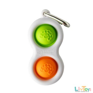 Тактильний антистрес-брелок Кнопки Fat Brain Toys Simpl Dimpl 4 кольори в асорт. (F2111ML)