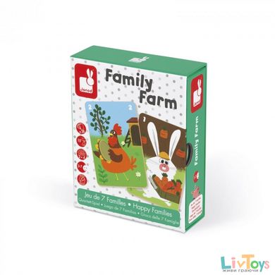 Настільна гра Janod Happy Families Ферма J02756