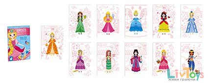 Набор для творчества Janod Модное наряд Сказочные принцессы J07836