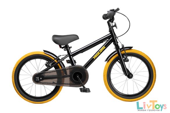 Дитячий велосипед Miqilong ST Чорний 16` від 3-х до 6-ти років