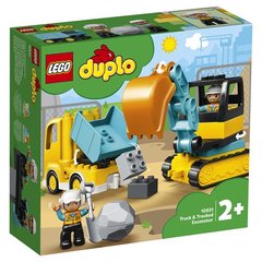 Конструктор LEGO DUPLO Грузовик и гусеничный экскаватор 20 деталей (10931)