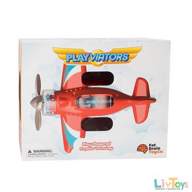 Игрушечный самолет Крутись пропеллер Fat Brain Toys Playviator красный (F2261ML)