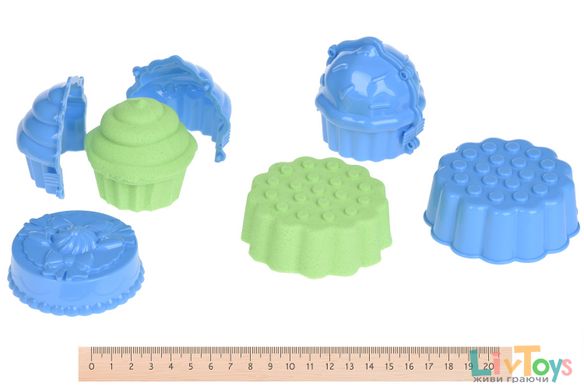 Чарівний пісок Same Toy Omnipotent Sand Кондитер 0,5 кг (зелений) 9 од. HT720-8Ut