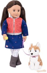 Кукла Our Generation Лесли с собакой 46 см BD31201Z
