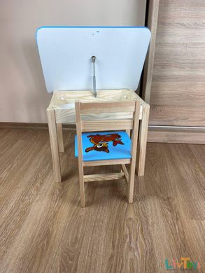 Детский стол и стул. Для учебы,рисования,игры. Стол с ящиком и стульчик.