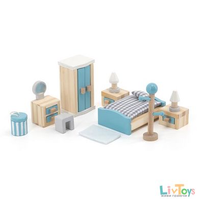 Деревянная мебель для кукол Viga Toys PolarB Спальня (44035)