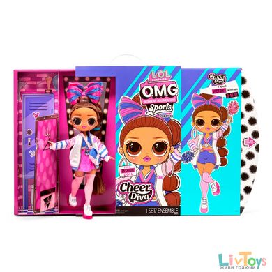 Ігровий набір з лялькою L.O.L. SURPRISE! серії "O.M.G. Sports Doll" – ЛЕДІ-ЧИРЛІДЕР (з аксесуарами)