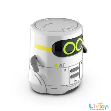 Умный робот с сенсорным управлением и обучающими карточками - AT-ROBOT 2 (белый, озвуч.укр)