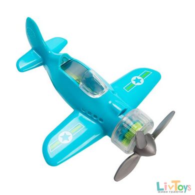 Игрушечный самолет Крутись пропеллер Fat Brain Toys Playviator голубой (F2262ML)