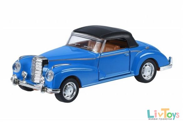 Автомобіль 1:36 Same Toy Vintage Car зі світлом і звуко Синій закритий кабріолет 601-3Ut-9